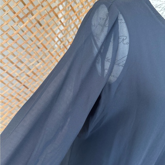 Alfani Sheer Black Tunic - Picture 5 of 14